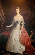 unknow artist Portrait of Empress Elisabeth of Austria-Hungary Sweden oil painting artist